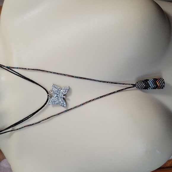 2-Southwest Indian handmade with seed beads Necklaces never worn - Picture 1 of 8